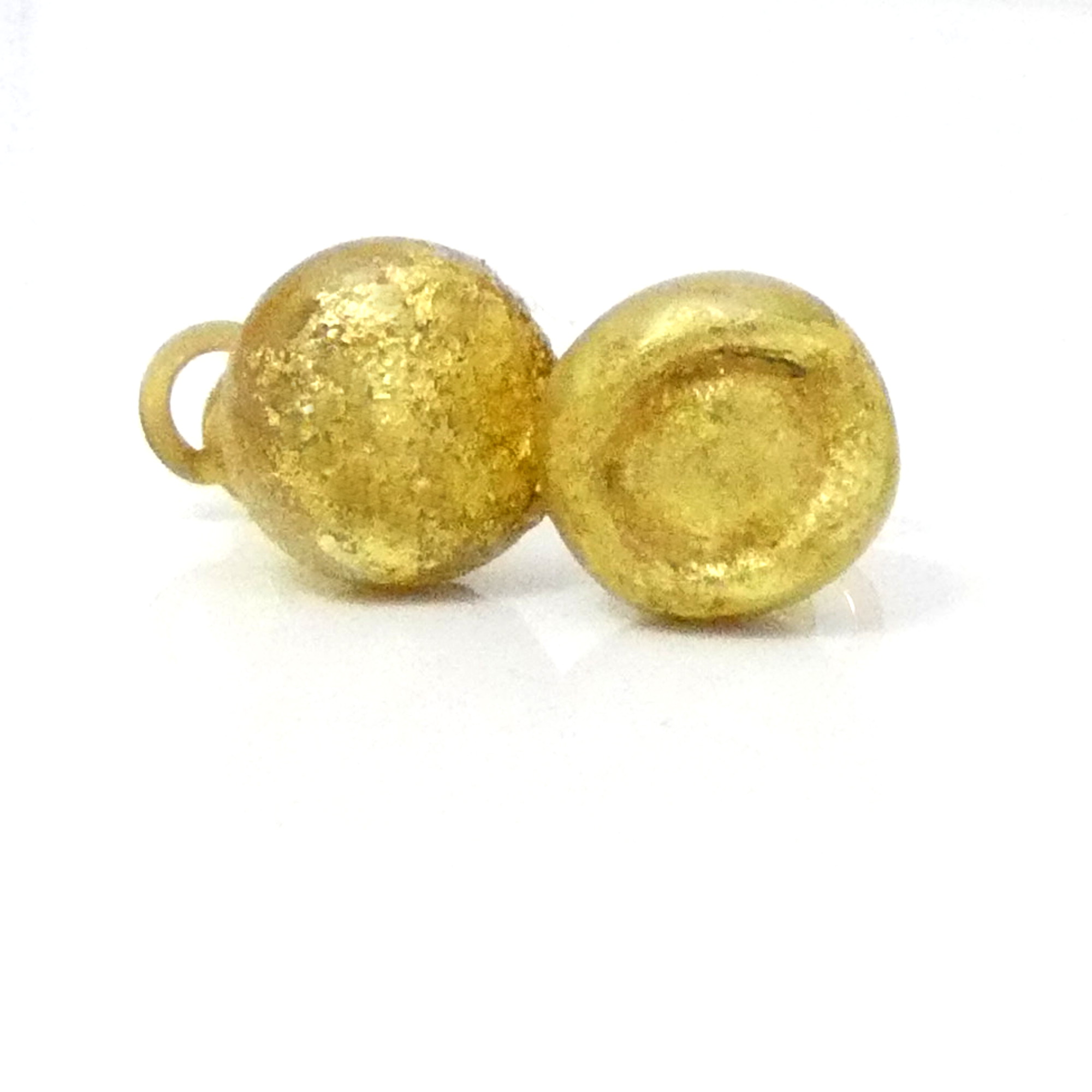 Kintsugi Yellow Gold South Sea Pearl Studs